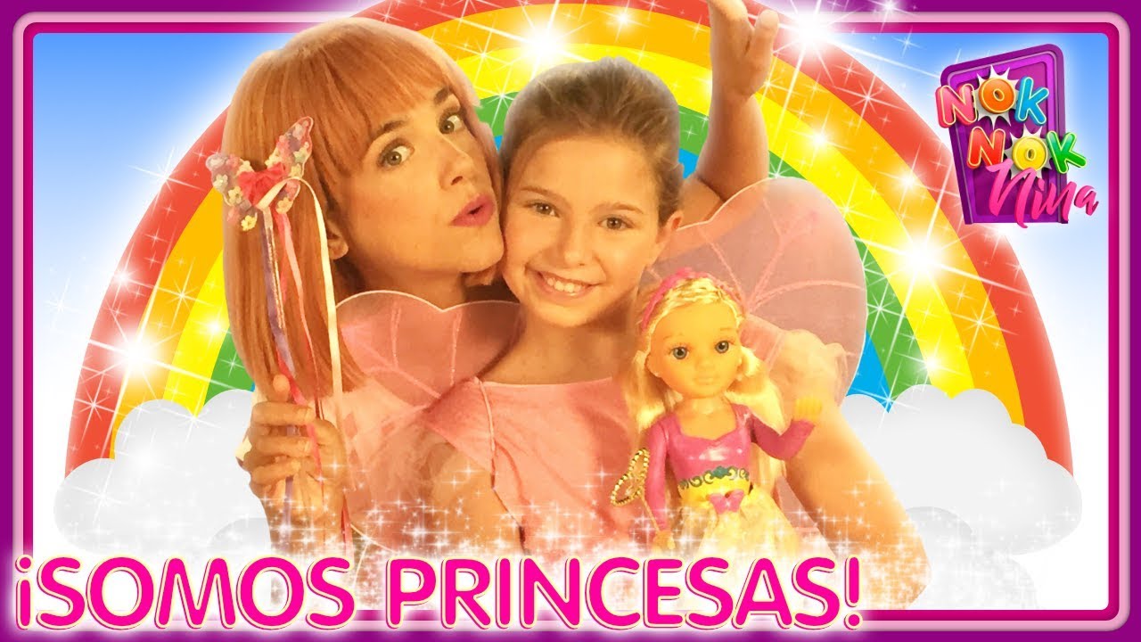 JUGAMOS a las PRINCESAS con NANCY y AVA 🧚‍♀👸🏻 Nok Nok Nina se transforma en un MUNDO de PRINCESAS