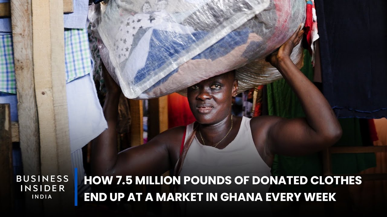 How 7.5 Million Pounds Of Donated Clothes End Up At A Market In Ghana Every Week | World Wide Waste