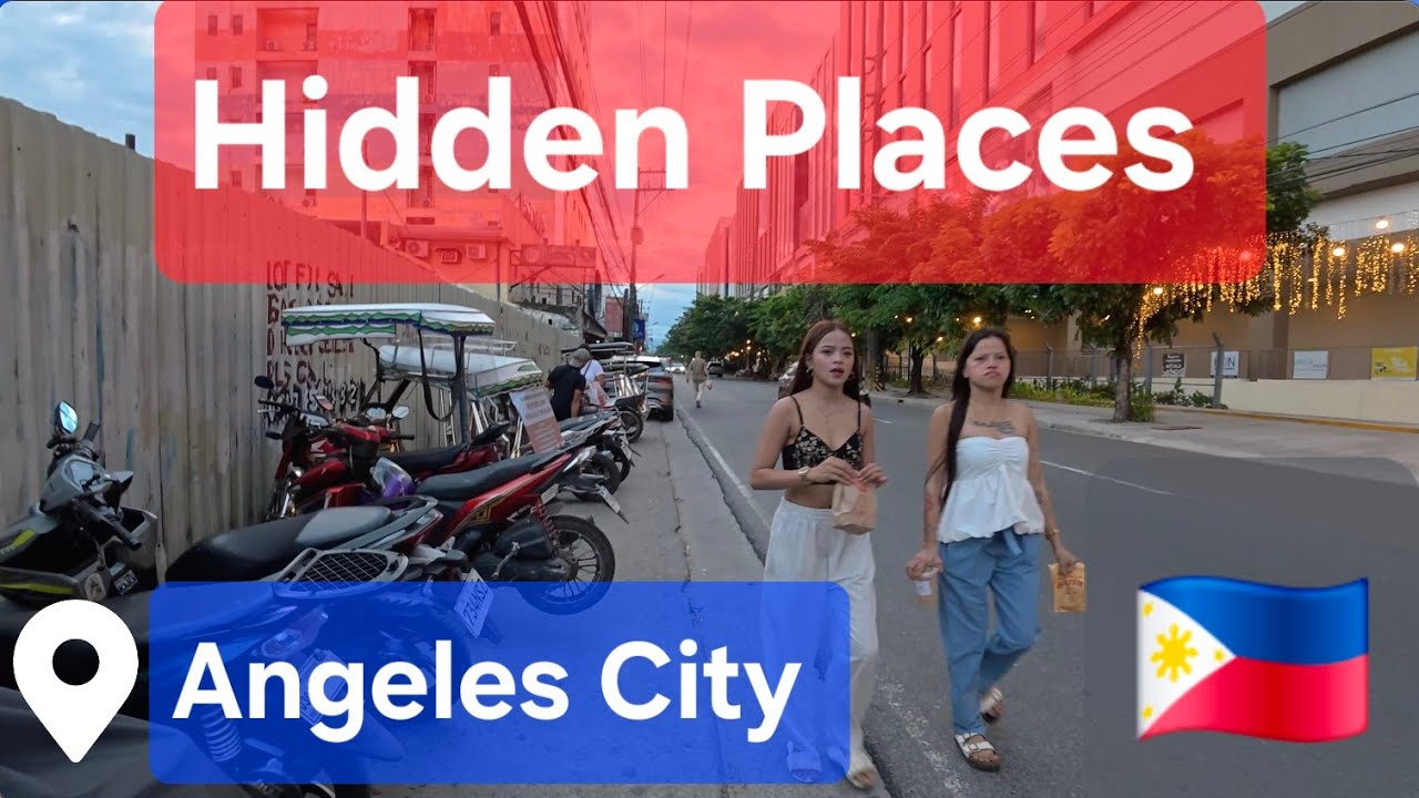 Walking to Perimeter Road Bars at Sunset | Hidden Places in Angeles City