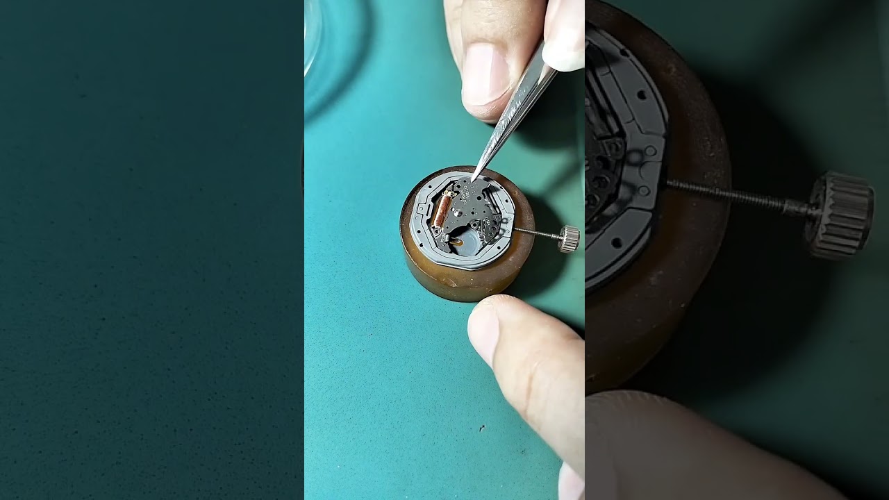 Lau dầu đồng hồ pin