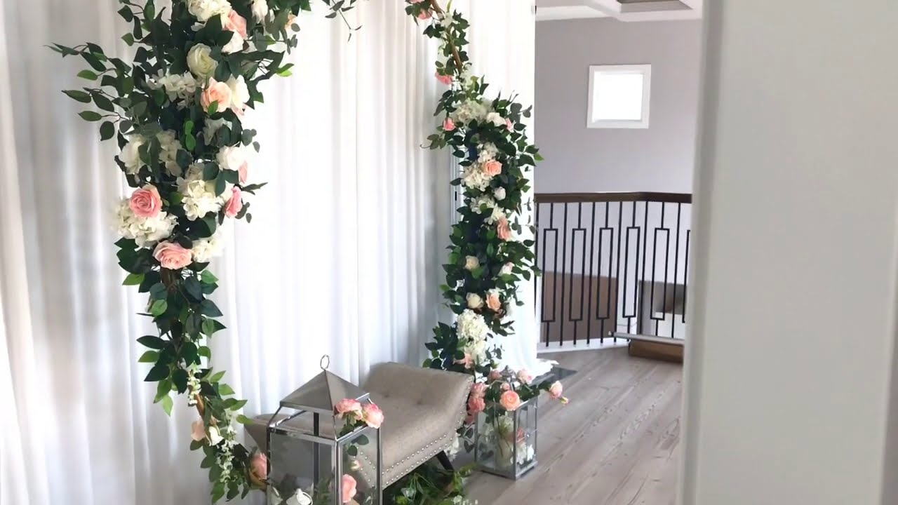 DIY - Elegant Floral Arch