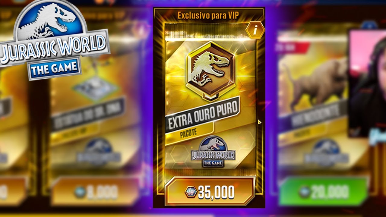 JURASSIC WORLD - Comprei o PACOTE mais CARO! EXTRA OURO PURO!