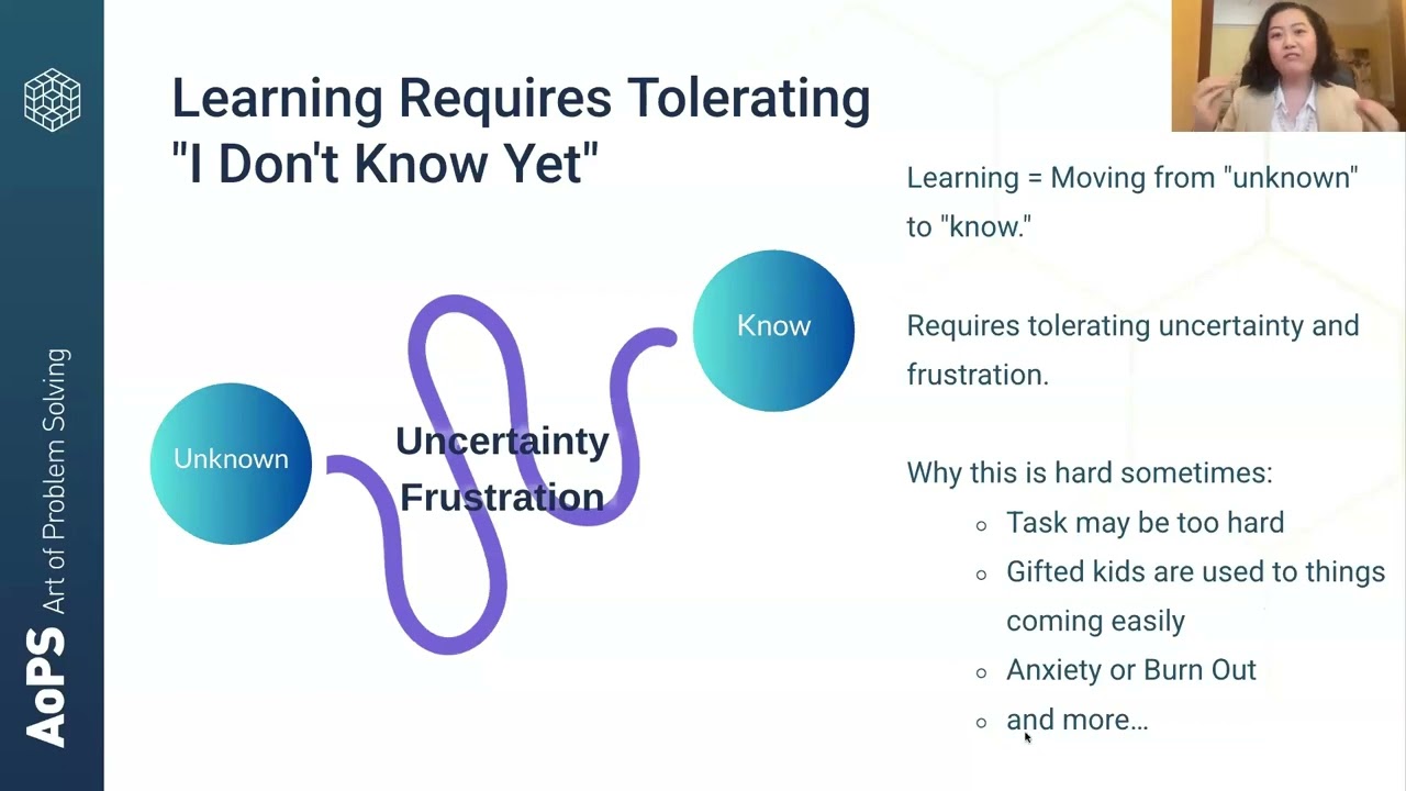 AoPS Webinar: Help High-Achieving Kids Manage Anxiety Without Losing Motivation