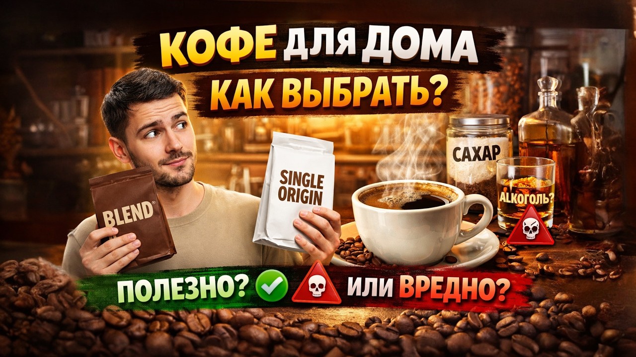 Как выбрать кофе для дома, чтобы он был вкуснее, чем в кофейне?