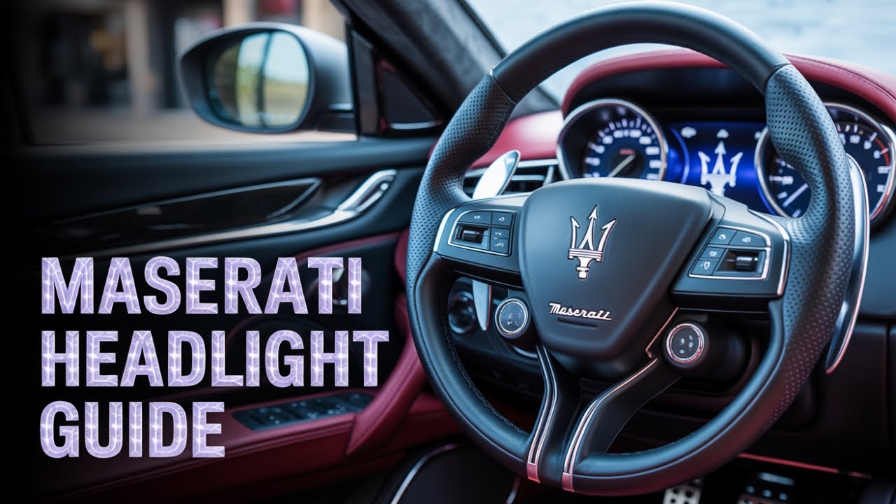 Maserati – Как включить/выключить фары