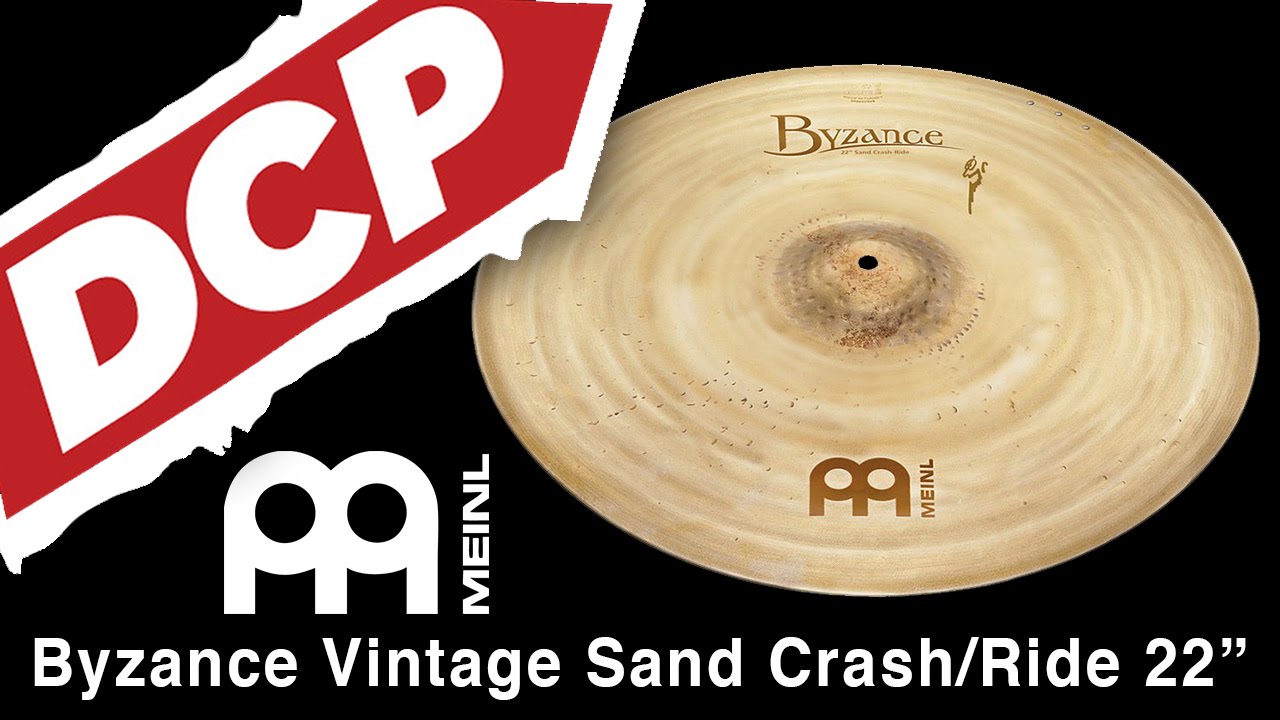 Meinl Byzance Vintage Sand Crash Ride Cymbal 22