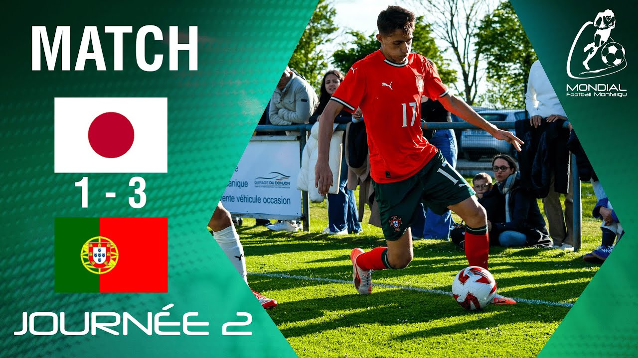 Japon vs Portugal | Match Complet – Mondial Football Montaigu | Challenge Nations Masculin 2025