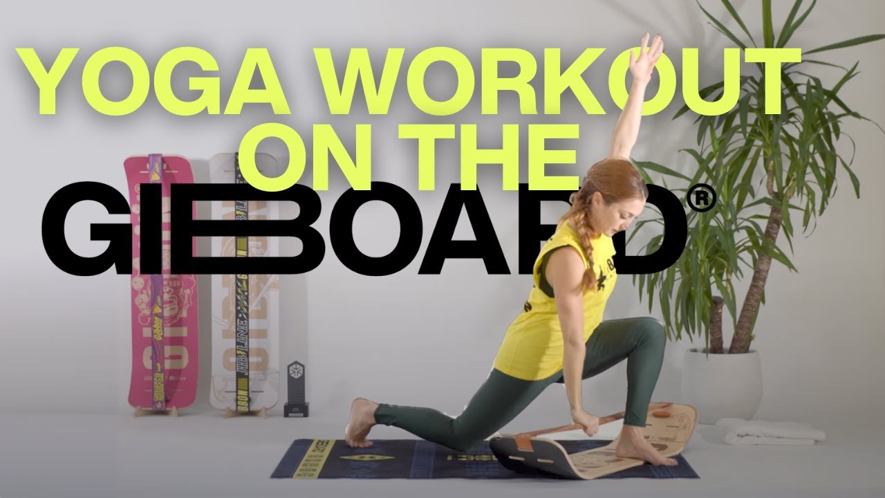 Yoga inspired workout on the GIBOARD