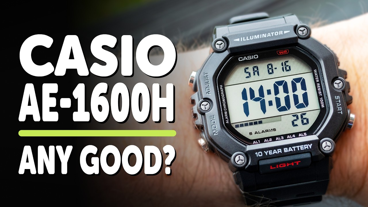 #CASIO AE-1600H (3570) Review | The Everyday Digital Watch with Serious Value!