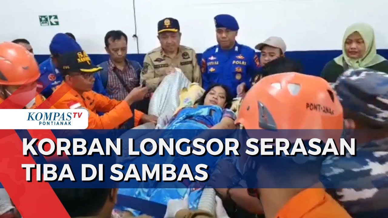 Korban Longsor Serasan Natuna Tiba di Sambas, Dievakuasi ke RSUD Pemangkat
