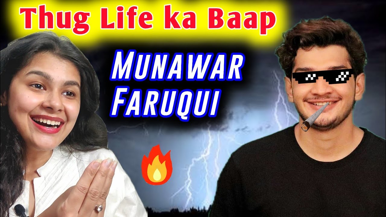 Munawar Faruqui Thug Life reaction 😎💥 | Munawar Faruqui Lock Up | Indian Reaction
