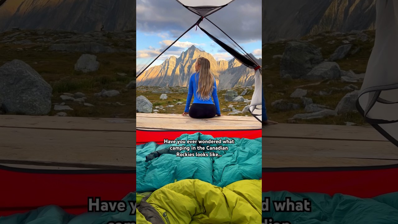 Camping in the Canadian Rockies 🤯 