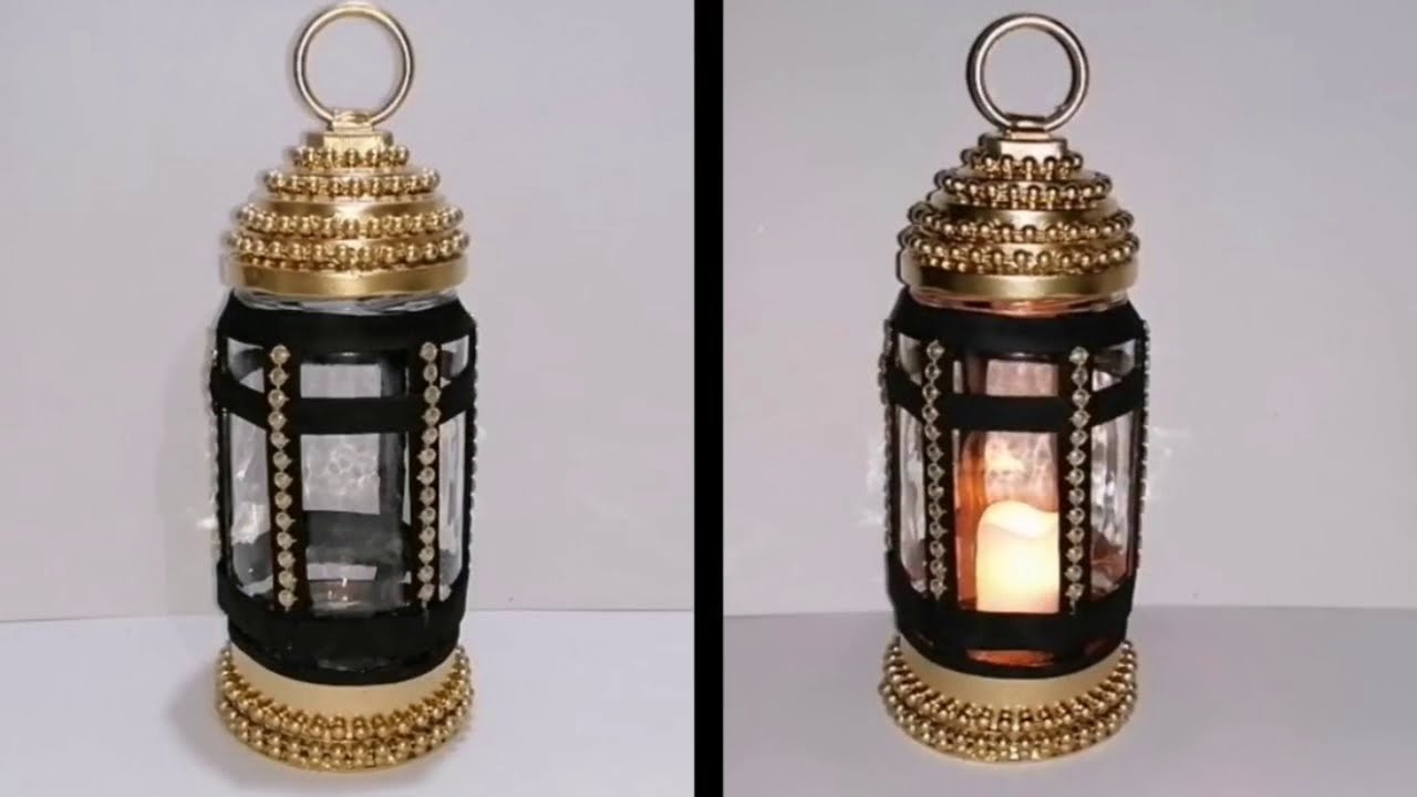 فانوس رمضان 2021/ طريقه سهله جدا وغير مكلفه لعمل فانوس رمضان!/How to make lantern/DIY @diybyhuda9653
