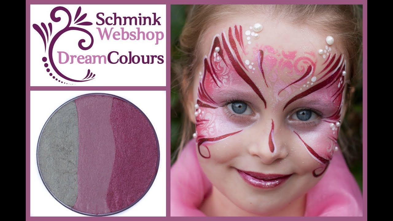 Facepaint Tutorial Butterfly DreamColours