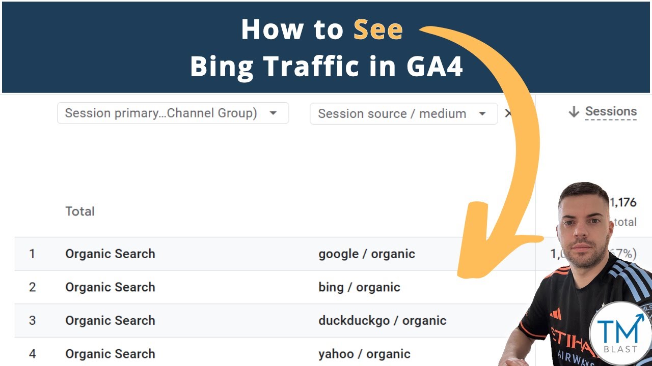How to See Bing SEO Traffic in Google Analytics 4