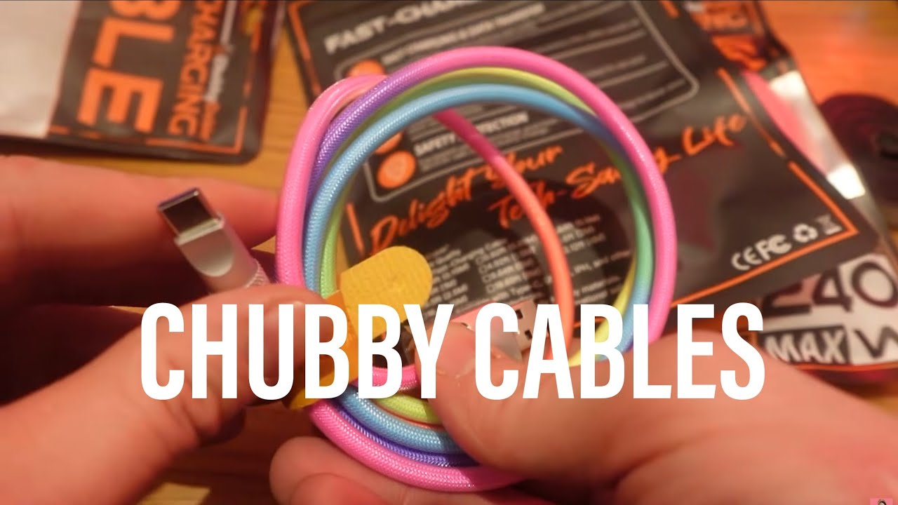 Chubby Cables unboxing - High Quality cables!? ASMR