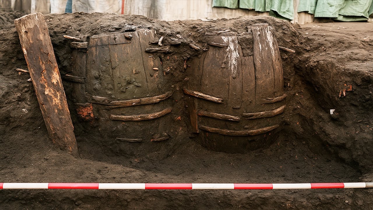 UNGLAUBLICHE ENTDECKUNG: 800 Jahre alte HOLZF&Auml;SSER ausgegraben!