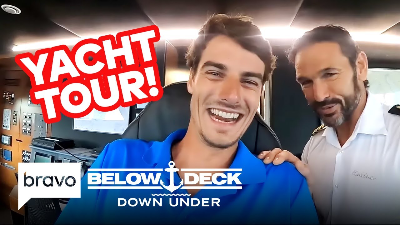 Tour the Below Deck Down Under Season 3 Yacht | Below Deck Down Under (S3) | Bravo