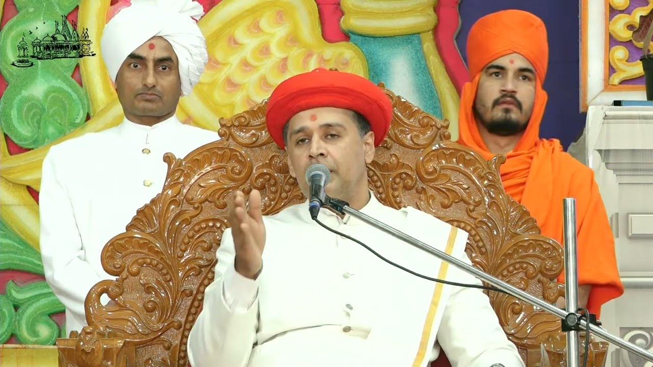 Ishwapura (Badpura) Village Acharya Maharajshree Ashirvachan on the ocassion of Katha Parayan 2023