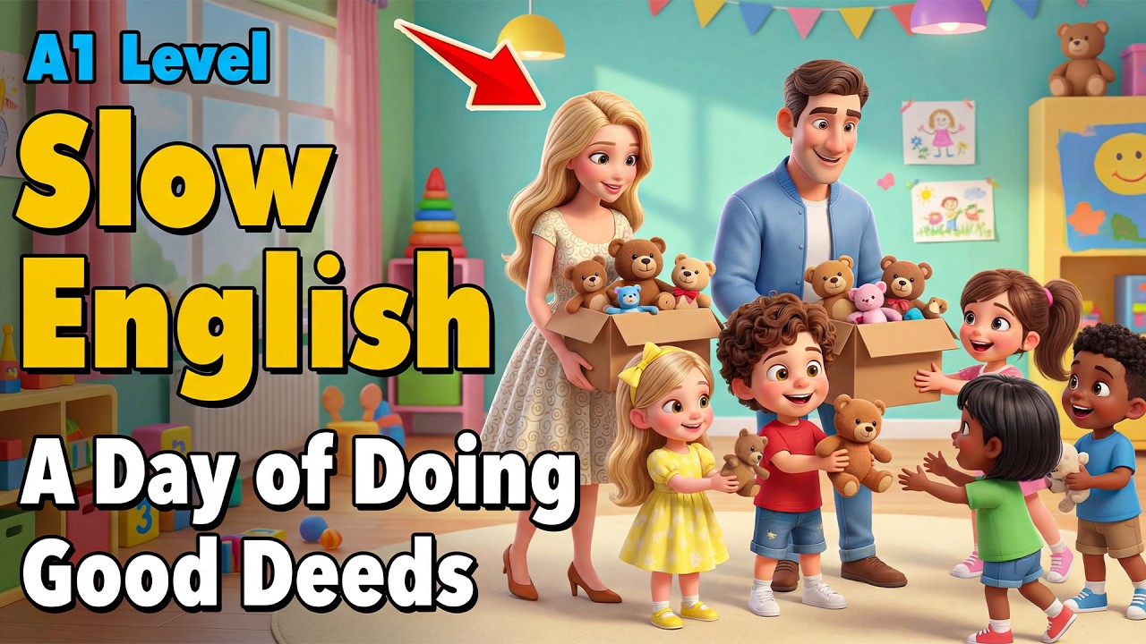 Days of My Family One Day, One Good Deed | Slow Easy English Listening Practice (A2 Level)