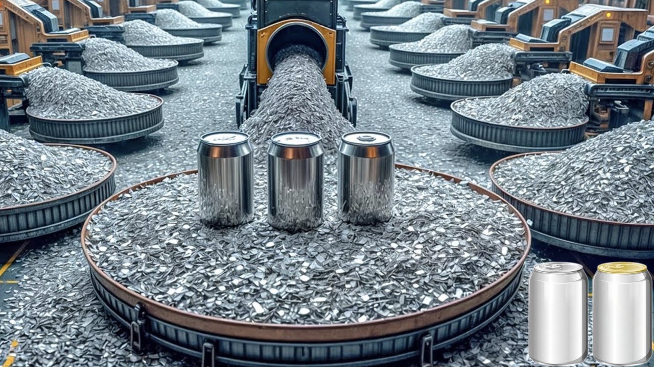 How Millions of Aluminum Cans Are Recycled in a Factory | Amazing Aluminum Recycling Process