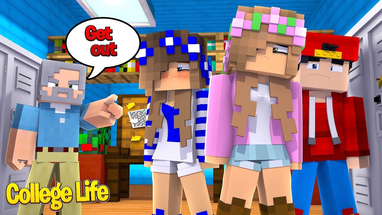 WE HAVE TO LEAVE COLLEGE!? :( | Minecraft College Life | Little Kelly, Ropo & Carly