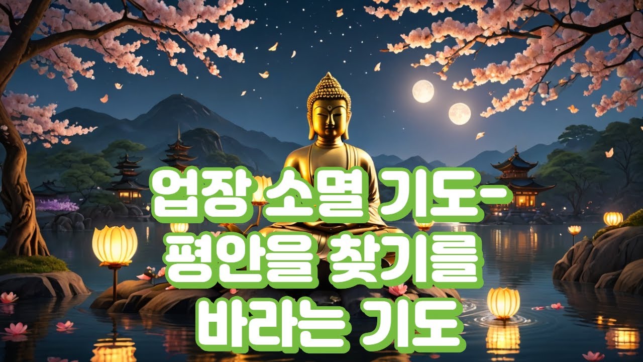 업장을 소멸하고 평안을 찾는 기도 #부처님말씀 #마음의평화#부처의 지혜