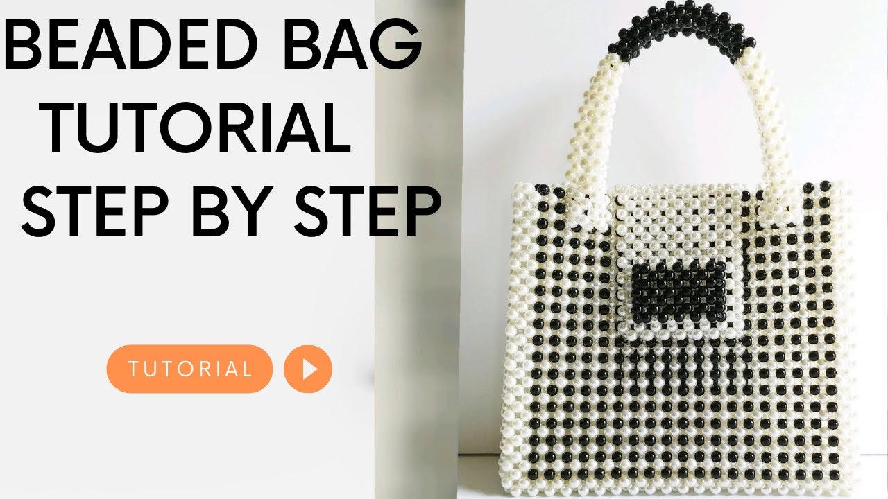 How to make a beaded pearl bag//pearl beaded handbag// bead bag//purse//women handmade bag