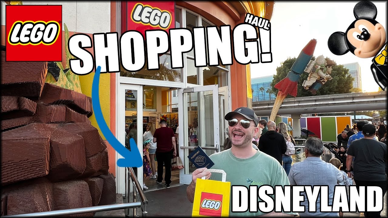 LEGO Store Shopping - Downtown Disney in California! HAUL!
