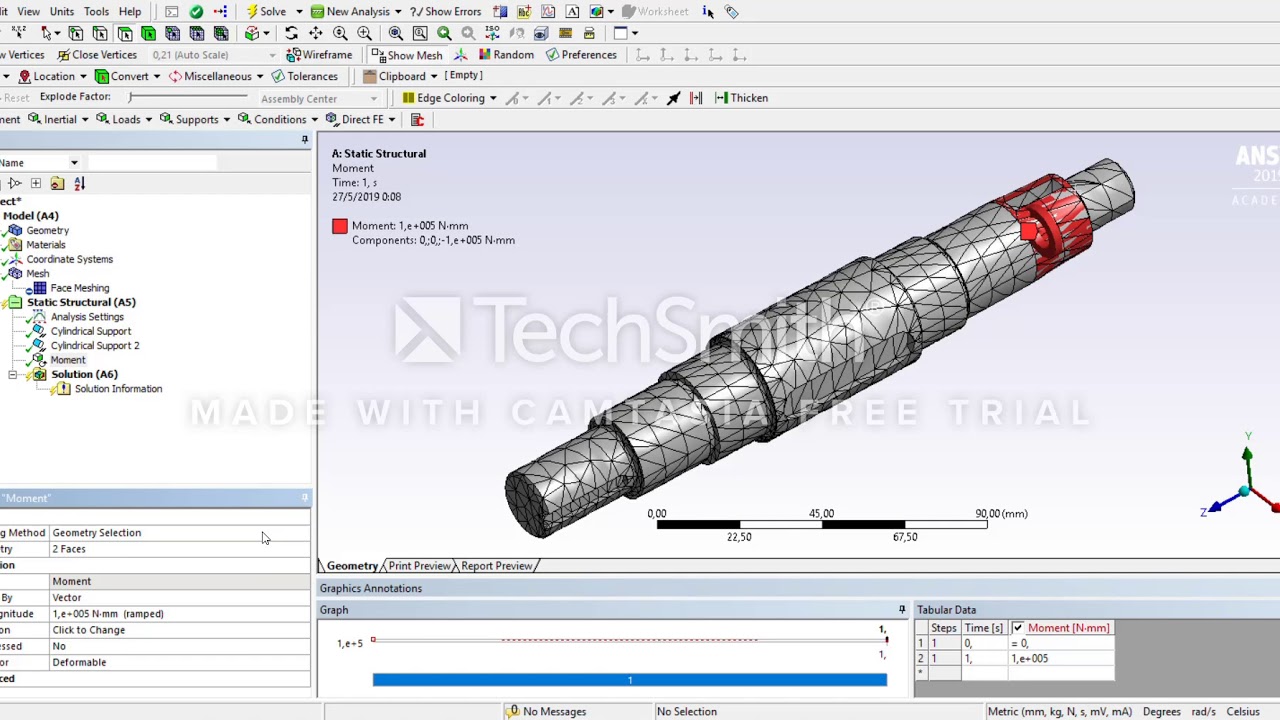 Fatiga de Eje (ANSYS)