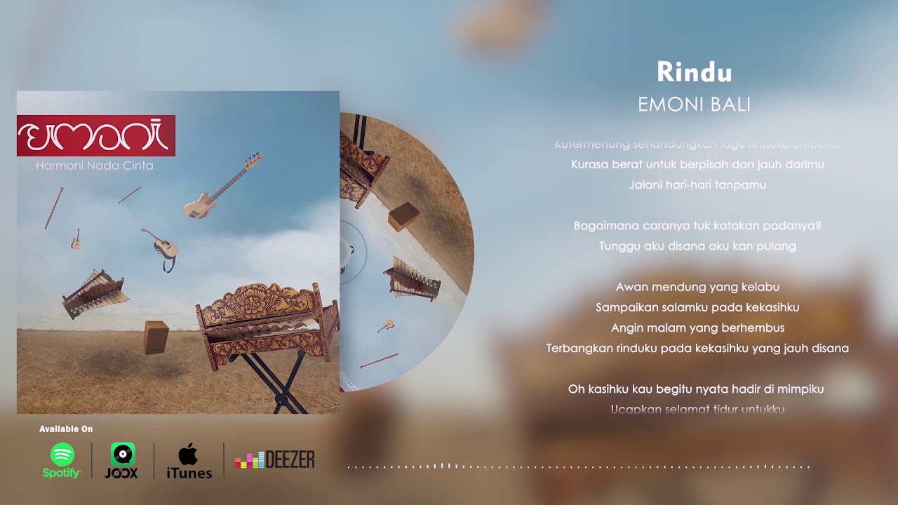 EMONI - Rindu [Official Lyric Video]