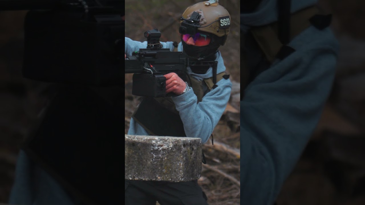 The lightest Airsoft HPA LMG  