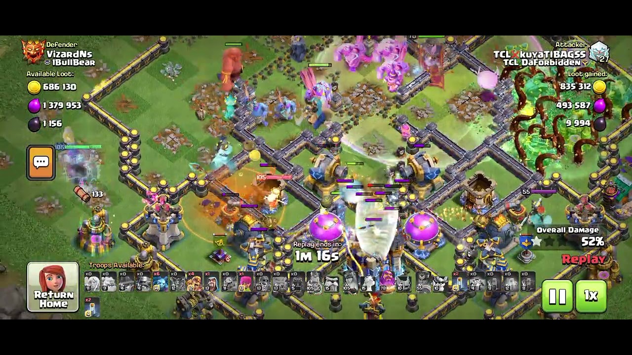 TOWNHALL-18💪😎THOWER SPAM😱meta troops with support spells totem #ClashOfClans 