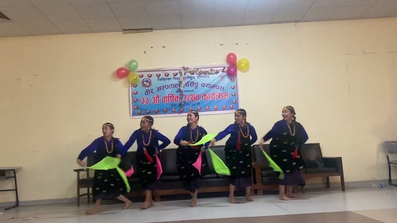 Full Dance video💃💙 | Cultural Dance performance | kalo chasma~k maya lagxa ra #birhospital