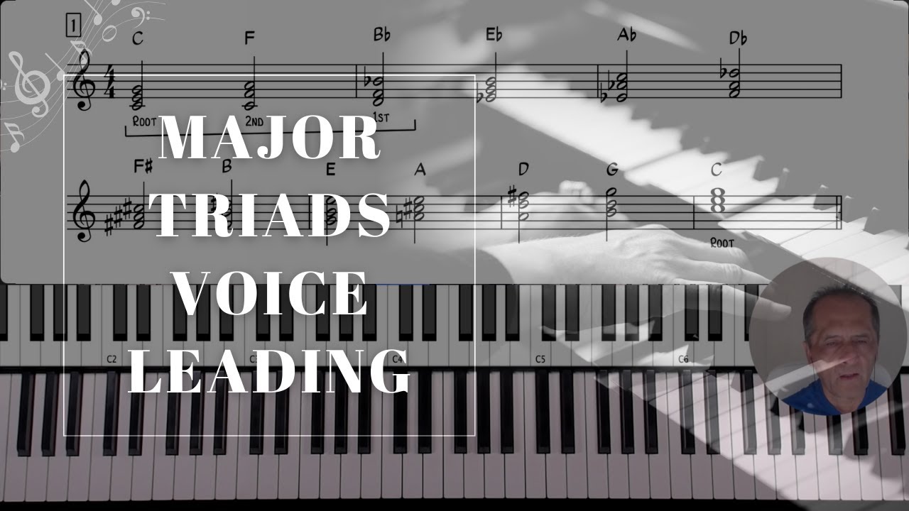 Major Triads with Voice-Leading