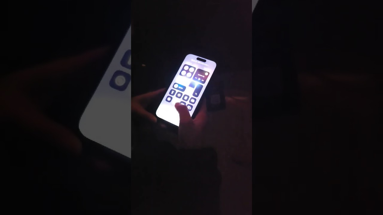아이폰 야간 QR코드 인식