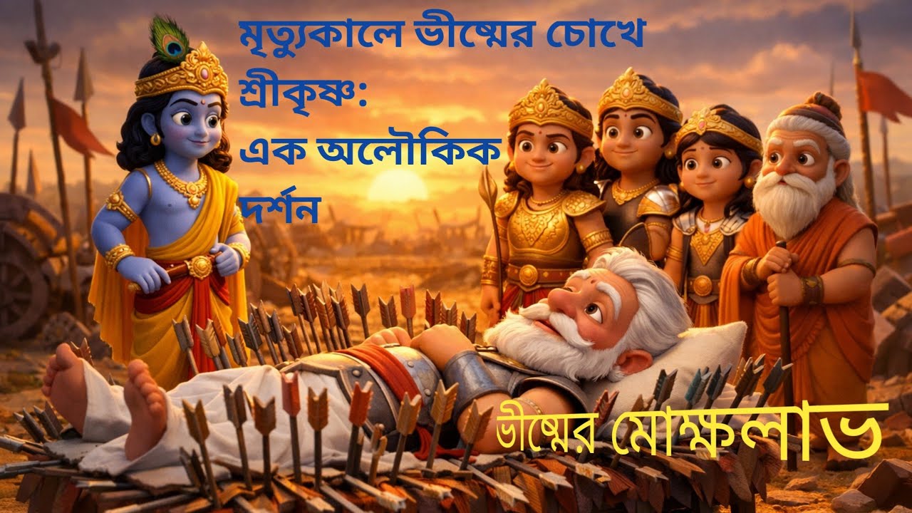 কেন ভগবান শ্রীকৃষ্ণ থাকতেও ভীষ্মের কাছে গেলেন যুধিষ্ঠির? || Harinam Kevalam