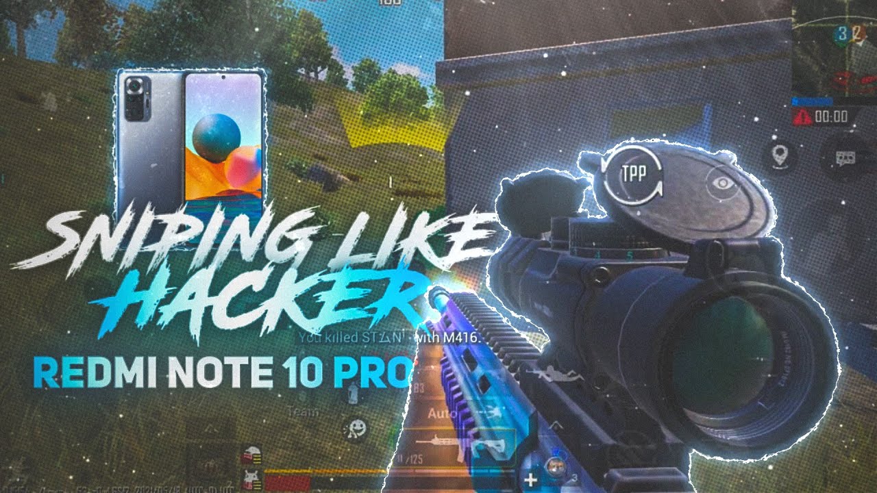 FAST FORWARD SNIPING| REDMI NOTE 10 PRO PUBG TEST | REDMI NOTE 10 PRO GAMEPLAY |4 FINGER +GYRO