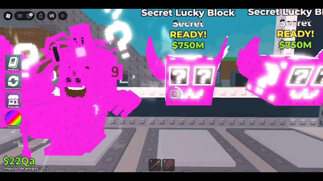 ABRIENDO LUCKY BLOCKS SECRETS HASTA QUE ME TOQUE ALGO MEJOR EN ROBA UN BRAINROT MODDED