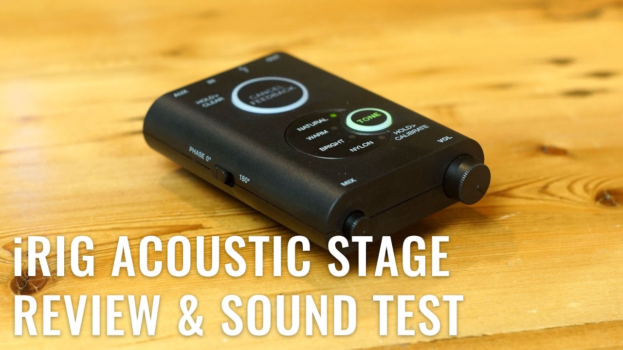 iRig Acoustic Stage Review & Sound Test - iRig vs. Rode Nt1a vs...