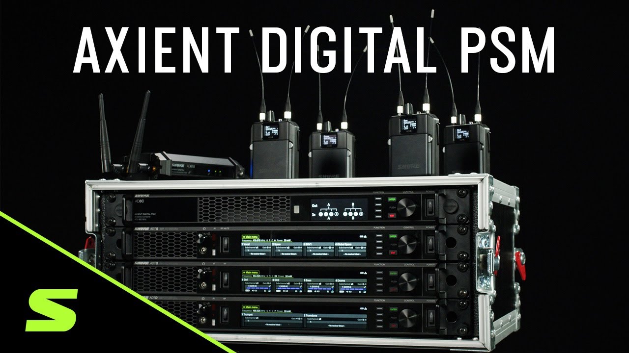 Shure Axient&reg; Digital PSM Advanced Digital In-ear Monitor System