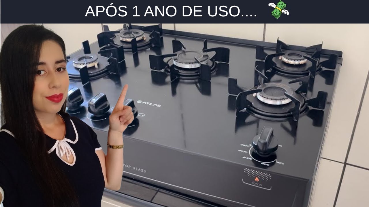 Fogão Atlas Mônaco Top Glass 5 bocas - Vale a pena?