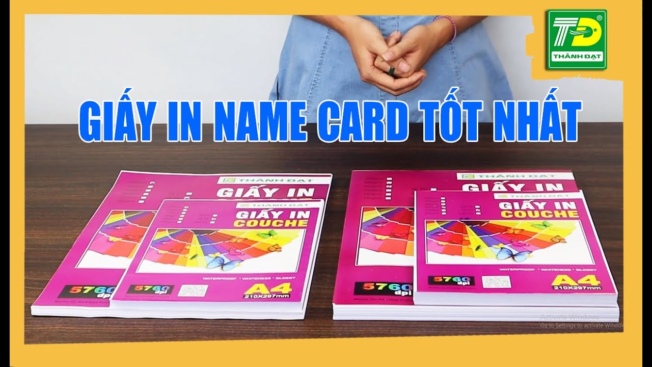 ✳️Giấy In Name Card - Giấy In Couche Giá Rẻ | Mua Ngay Tại Giấy In Ảnh Thành Đạt👍