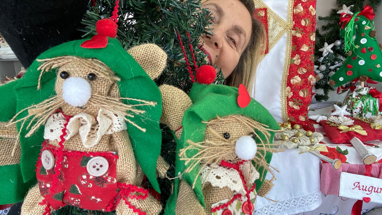 Il Baule della nonna.Gli angoli sul centro tavola quadrato e topetto-elfetto😚