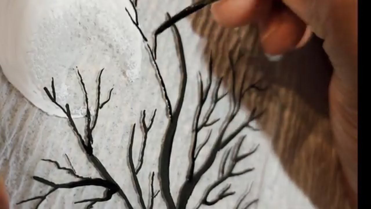 Easy Acrylic Painting on Clear Acrylic Sheet  | Creative Art |Acrylic Painting Ideas | Coaster idea