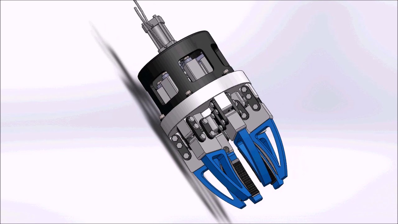 6 jaw hydraulic gripper