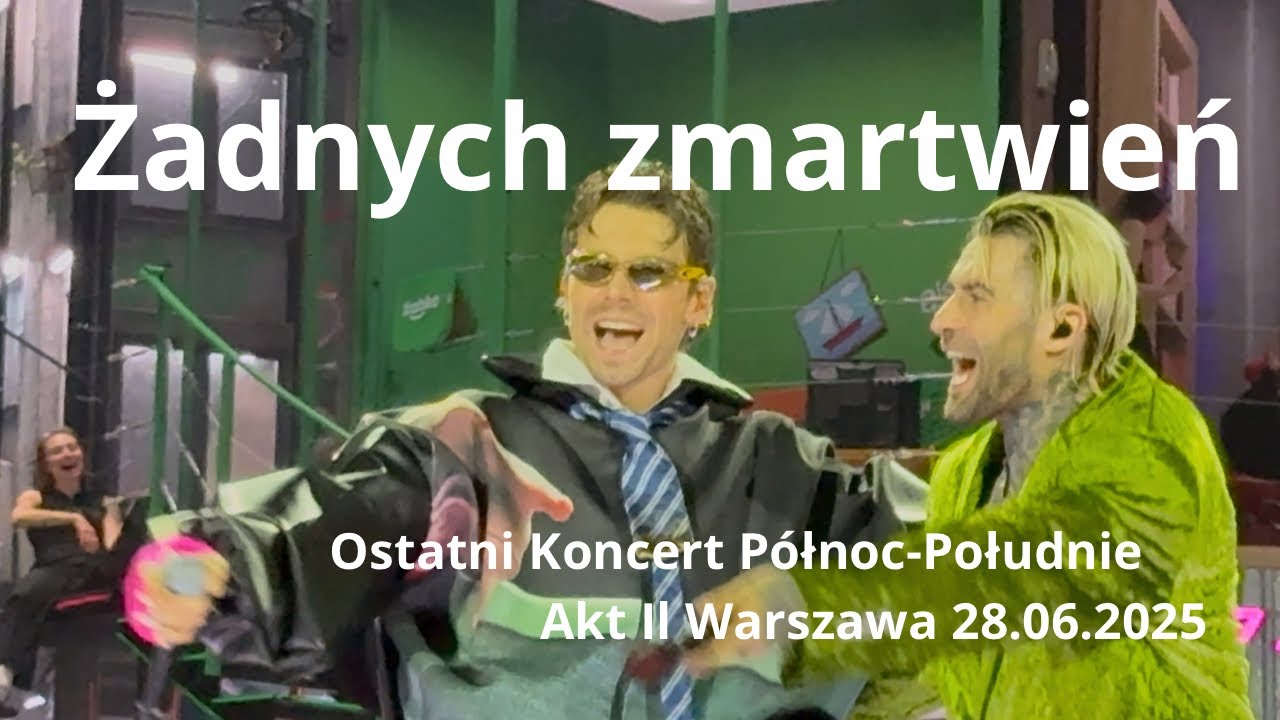 Quebonafide -  Żadnych zmartwień live Warszawa 28.06.2025 @ Ostatni Koncert Północ-Południe