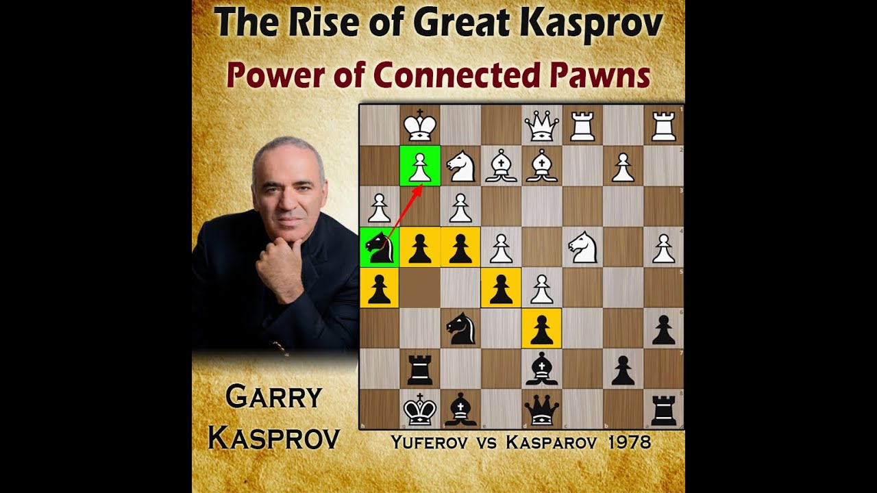 Kasparov's Power of Connected Pawns | Yuferov vs Kasparov 1978