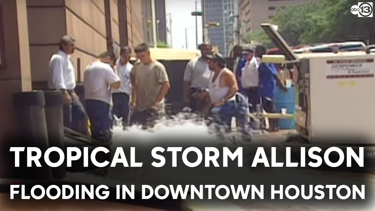 2001 Tropical Storm Allison Downtown Houston Flooding