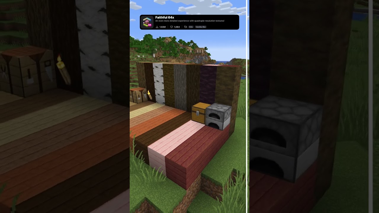 Faithful 64x: Best Vanilla 64x64 Minecraft Texture Pack #minecraft #texturepack #resourcespack #txt